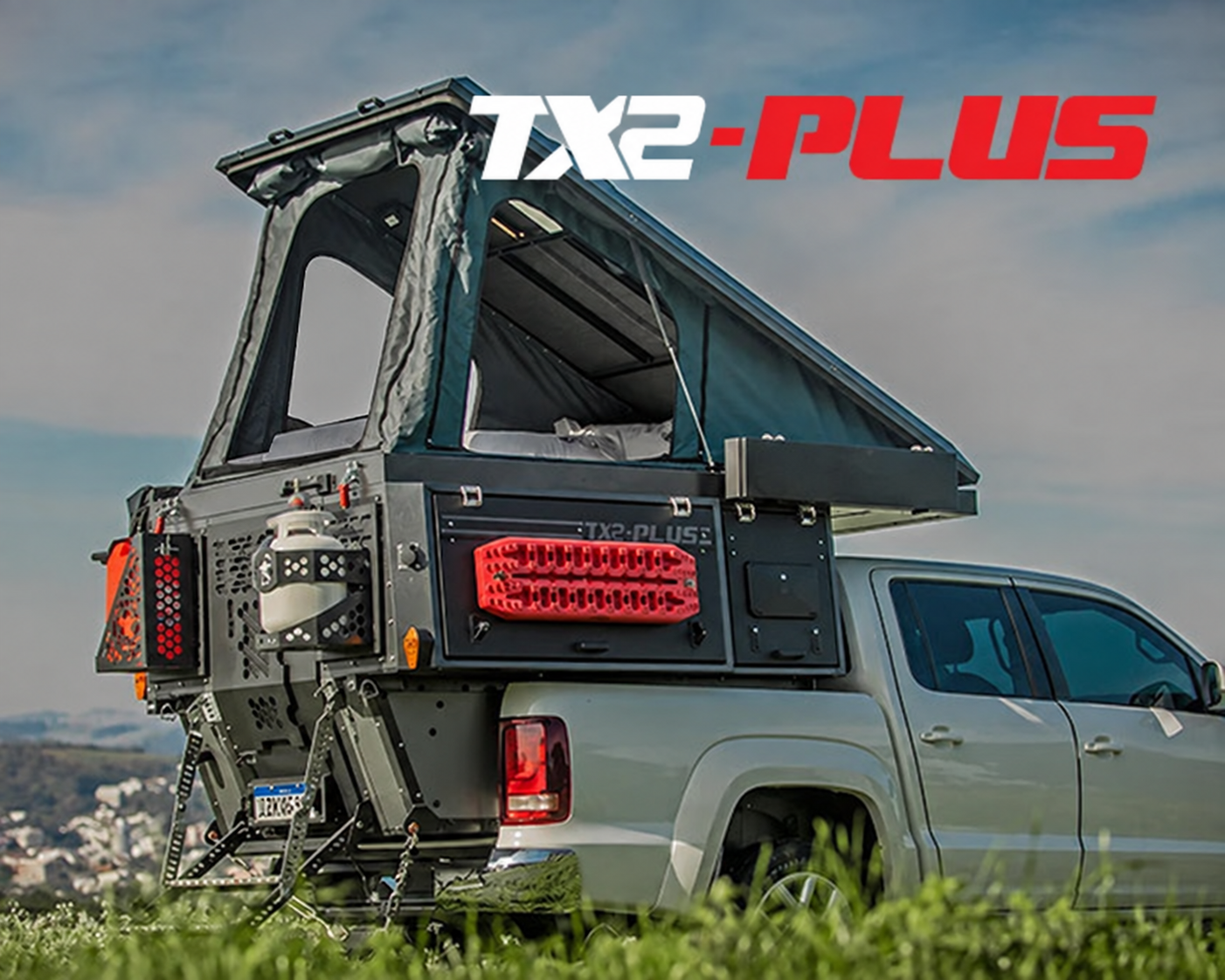 Pickup com Camper de Teto TX2-PLUS